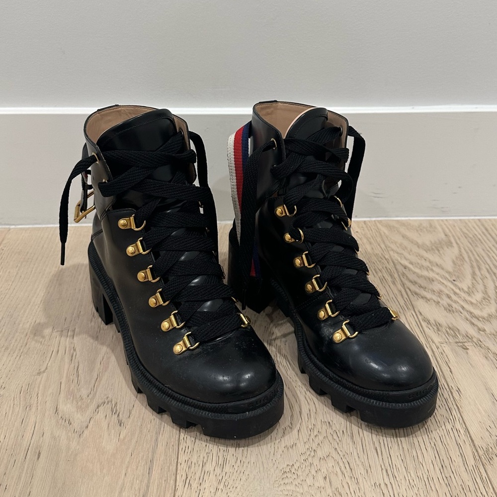 Gucci Combat Boots
